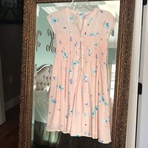 Free People greatest day smocked mini dress